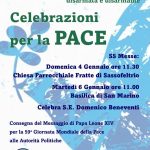 Giornata Mondiale della Pace: due le celebrazioni nella Diocesi San Marino-Montefeltro