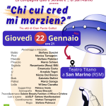 Al Teatro Titano, giovedì 22 gennaio, la replica della commedia “Chi cui cred mi marzien?”