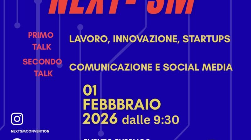 NEXT-SM Convention: a San Marino un evento ideato dai giovani per mettere le nuove generazioni al centro del dibattito