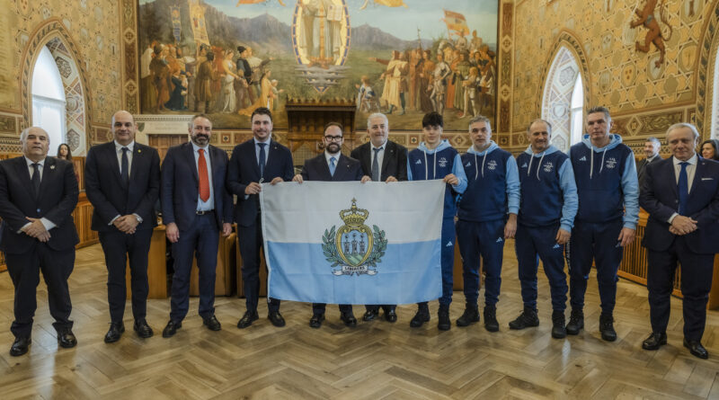 Rafael Mini ricevuto in udienza dalla Reggenza, presentata la delegazione ufficiale per Milano-Cortina 2026