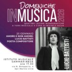 “Amore e non amore. Lucio Battisti poeta compositore” alla prima domenica in musica di IMS