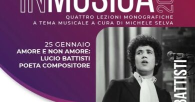 “Amore e non amore. Lucio Battisti poeta compositore” alla prima domenica in musica di IMS