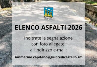 Strade da asfaltare nel Castello di Città. La Giunta chiede il suggerimento dei cittadini
