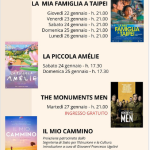 Programmazione al cinema Concordia fino al 28 gennaio