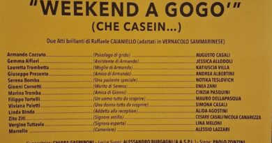 Weekend a gogo, ovvero: che casein, la commedia  che porterà in scena “Il piccolo teatro Arnaldo Martelli” per la ricorrenza di Sant’Agata