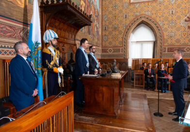 San Marino. Sei nuovi Ambasciatori hanno presentato le Lettere Credenziali alla Reggenza