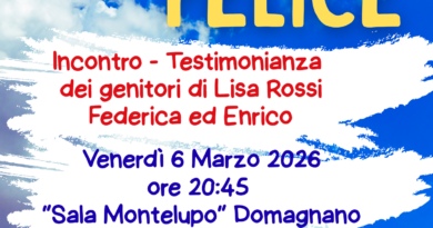 San Marino. Incontro testimonianza dei genitori di Lisa Rossi, Federica ed Enrico