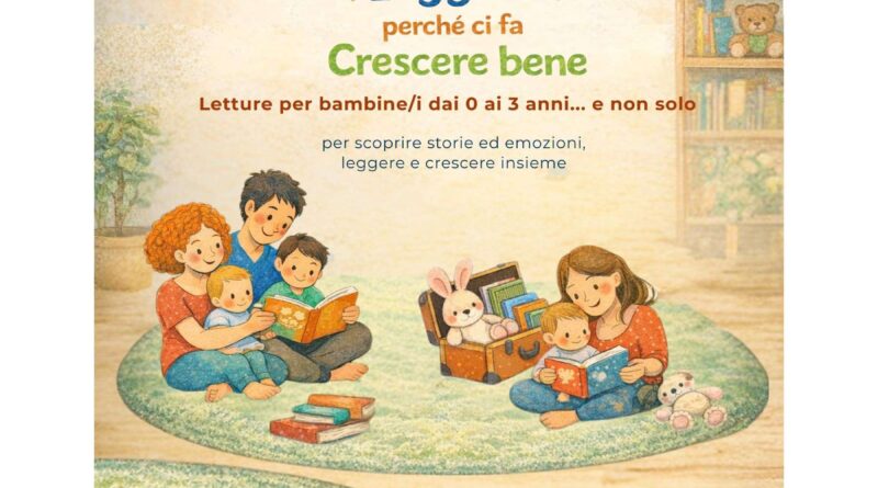 Al via “Leggimi – perché ci fa Crescere bene”, ciclo di letture condivise per i bambini più piccoli