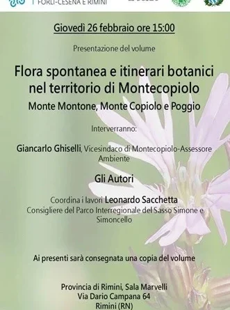 Montecopiolo si racconta in un libro: la flora spontanea protagonista in Sala Marvelli