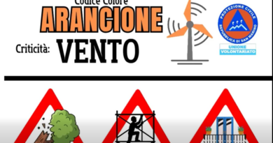 Protezione Civile. Unione Volontariato San Marino: allerta arancione per criticità vento