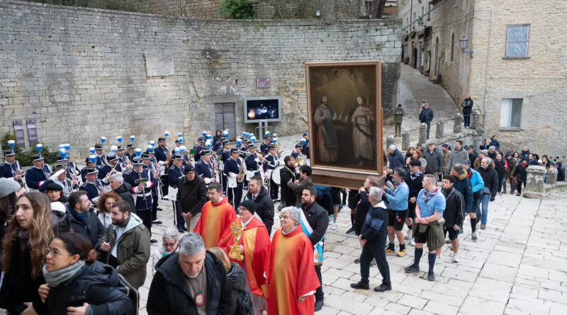 San Marino celebra la sua compatrona Sant’Agata secondo l’antico cerimoniale. Photogallery