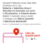 Alla Gambalunga, Roberta e Valentina Amurri presentano “Stavolta mi ammazzo sul serio” e “Piccolissimo” di Antonio Amurri