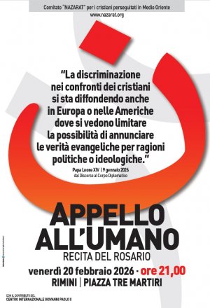 Rimini. Comitato Narazat per i cristiani perseguitati