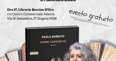 San Marino. Incontro con l’autore alla libreria Boccino d’Oro, che ospita Paola Barbato