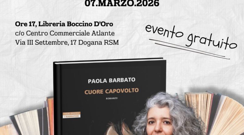 San Marino. Incontro con l’autore alla libreria Boccino d’Oro, che ospita Paola Barbato