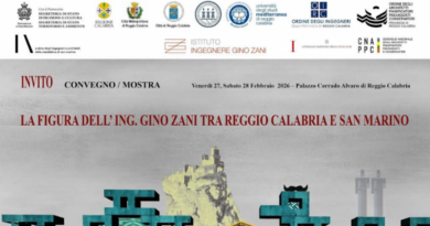 Ordine degli Ingegneri ed Architetti: presentazione evento “La Figura dell’Ingegnere Gino Zani tra Reggio Calabria e San Marino”