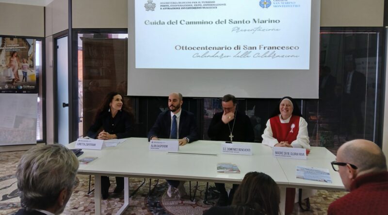 Presentata la guida “Sulle orme del Santo Marino-Peregrinatio Marini”: un percorso spirituale tra San Marino, i luoghi di fede e le tradizioni legate alla sua leggenda