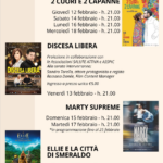 Programmazione al cinema teatro Concordia di Borgo Maggiore fino al 18 febbraio
