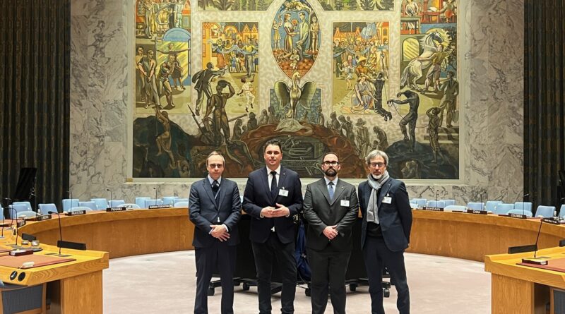 I Reggenti e i Segretari di Stato in visita al Palazzo dell’Assemblea Generale ONU