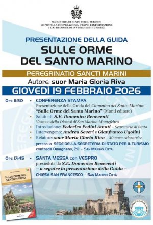 San Marino. Presentazione della Guida “Sulle orme del Santo Marino”