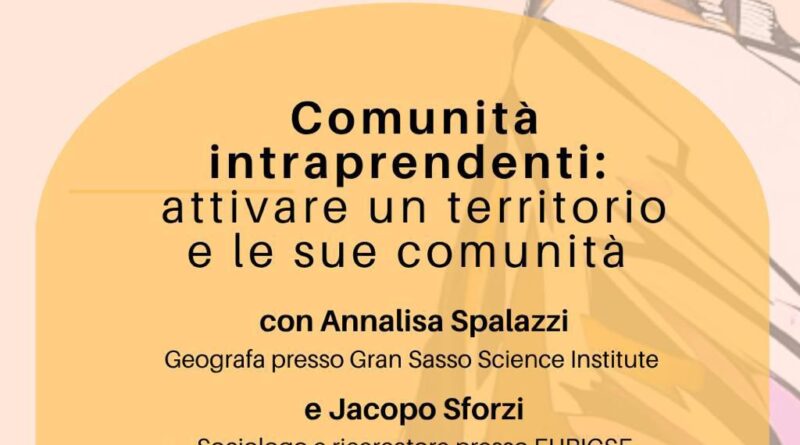 Le domeniche a San Leo: “Comunità intraprendenti” il 29 Marzo al Palazzo mediceo, ore 17