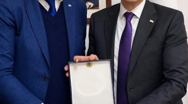 Il Presidente dell’Associazione San Marino–Israele Andrej Ceccoli incontra l’Ambasciatore Jonathan Peled