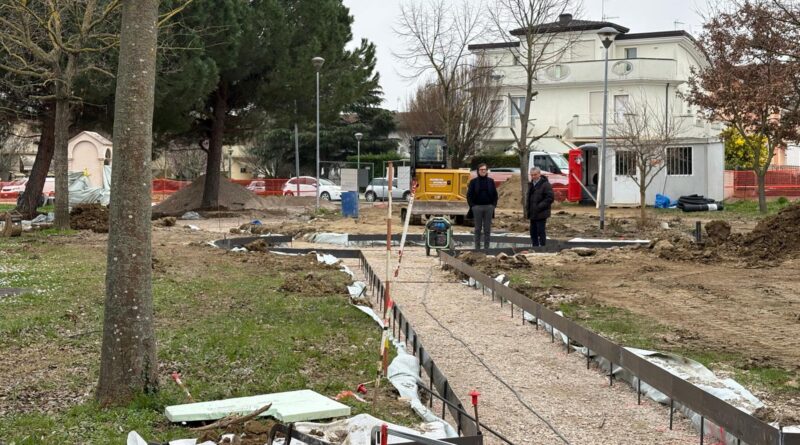 Coriano, lavori pubblici a Sant’Andrea in Besanigo: cantieri in corso per ciclabile e Parco Bellini