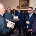 La “Cantina San Marino” in udienza dalla Reggenza per celebrare i suoi primi 40 anni