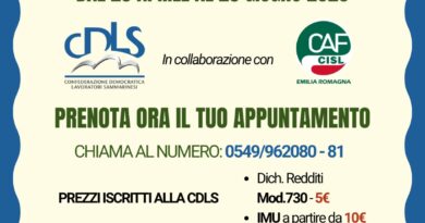 Fisco 2026, a San Marino torna il servizio 730 e Imu della CDLS
