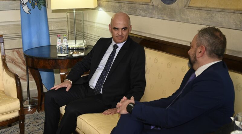 Alain Berset a San Marino: domani sarà l’Oratore Ufficiale della Reggenza