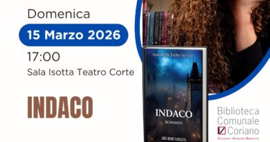 A Coriano la scrittrice Antonella Dello Stritto presenta il romanzo “Indaco”