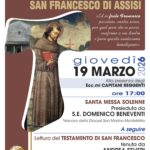 San Marino. Al via le celebrazioni per gli 800 anni dalla morte di San Francesco d’Assisi: il momento inaugurale giovedì 19 marzo
