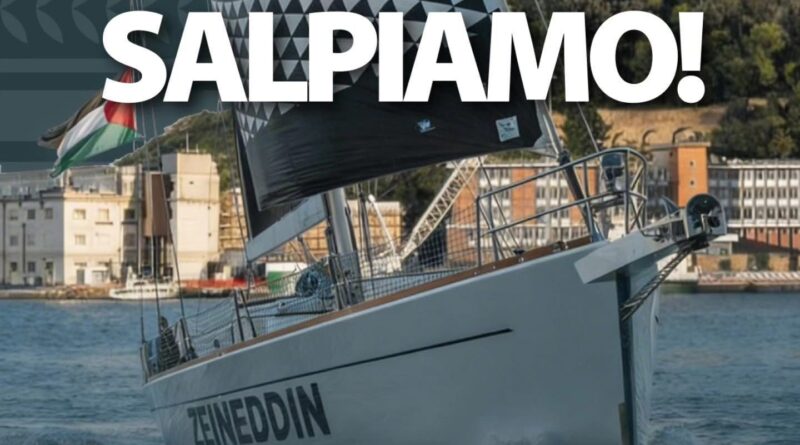 La Global Sumud Flotilla riparte da Ancona. A bordo medici, costruttori ed educatori