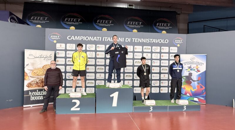 Mattias Mongiusti in evidenzia ai campionati italiani di seconda categoria