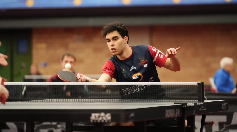 Mongiusti firma l’impresa: primo successo in A1 per il pongista sammarinese