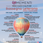 San Marino. Tornano gli autori a “Mementi” la brillante rassegna letteraria della Giochi del Titano. Sempre di mercoledì