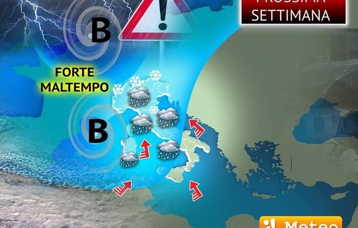 Maledetta primavera: in arrivo deciso calo termico e nevicate fino a bassa quota