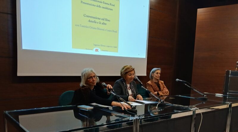 San Marino. Oriana Maroni, ospite dell’Associazione Emma Rossi, presenta il suo libro: “Amelia e le altre”