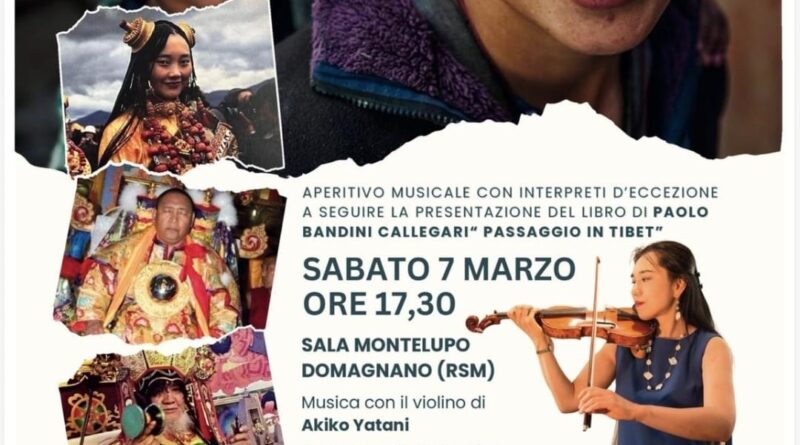 San Marino. Il nuovo libro di Aiep: “Passaggio in Tibet”