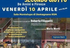 San Marino. San Francesco secondo Giotto. Conferenza pubblica alla sala Montelupo di Domagnano