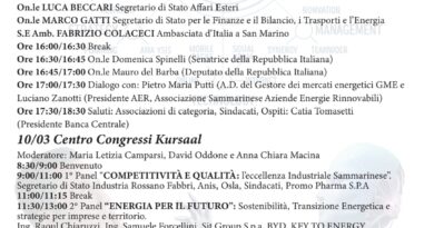San Marino accende i motori con gli Stati Generali dell’Economia