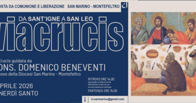 Via Crucis da Sant’Igne a San Leo guidata dal Vescovo