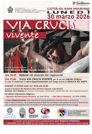 San Marino. Via Crucis vivente