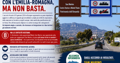 San Marino. AR sull’Accordo con l’Emilia-Romagna: bene ma non basta
