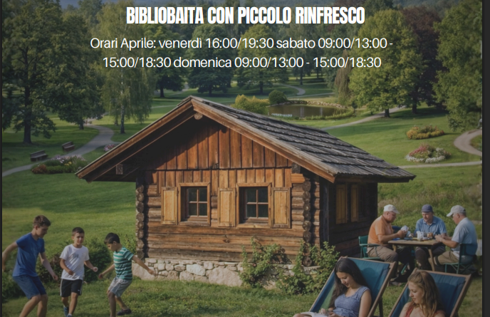 San Marino. Inaugurazione della stagione estiva per la Bibliobaita nel parco Laiala