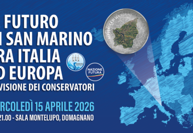 DML apre il confronto pubblico sul tema: “Il futuro di San Marino tra Italia ed Europa – La visione dei conservatori”