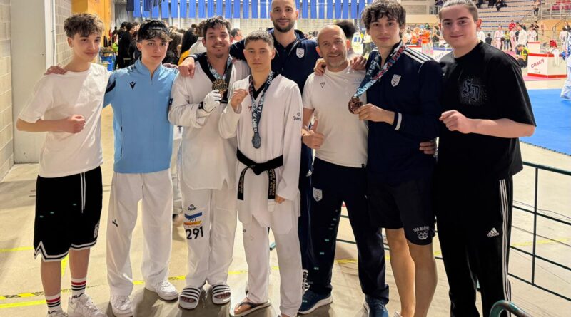 San Marino. Taekwondo: 2 ori, 3 argenti, 1 bronzo a Riccione per l’interregionale Emilia Romagna 2026