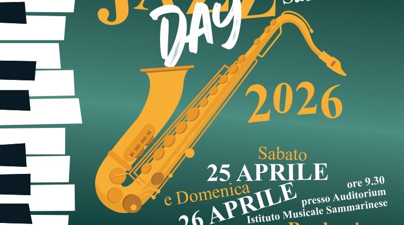 San Marino. In occasione del Jazz Day Unesco 2026, IMS organizza il workshop: “Ready, aim… and play together”