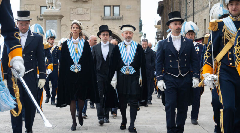 Il discorso di insediamento degli Ecc. Capitani Reggenti Mina e Selva