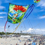 Pinarella di Cervia, spiaggia. 46° ARTEVENTO Festival Internazionale dell’Aquilone. Il programma del 1° Maggio